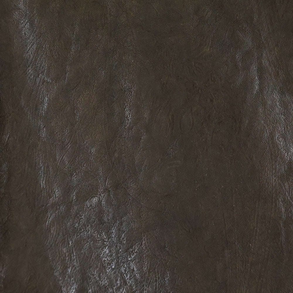 ISAMU KATAYAMA BACKLASH(イサムカタヤマバックラッシュ) ペイズリー総柄 カウレザーシャツジャケット ブラウン