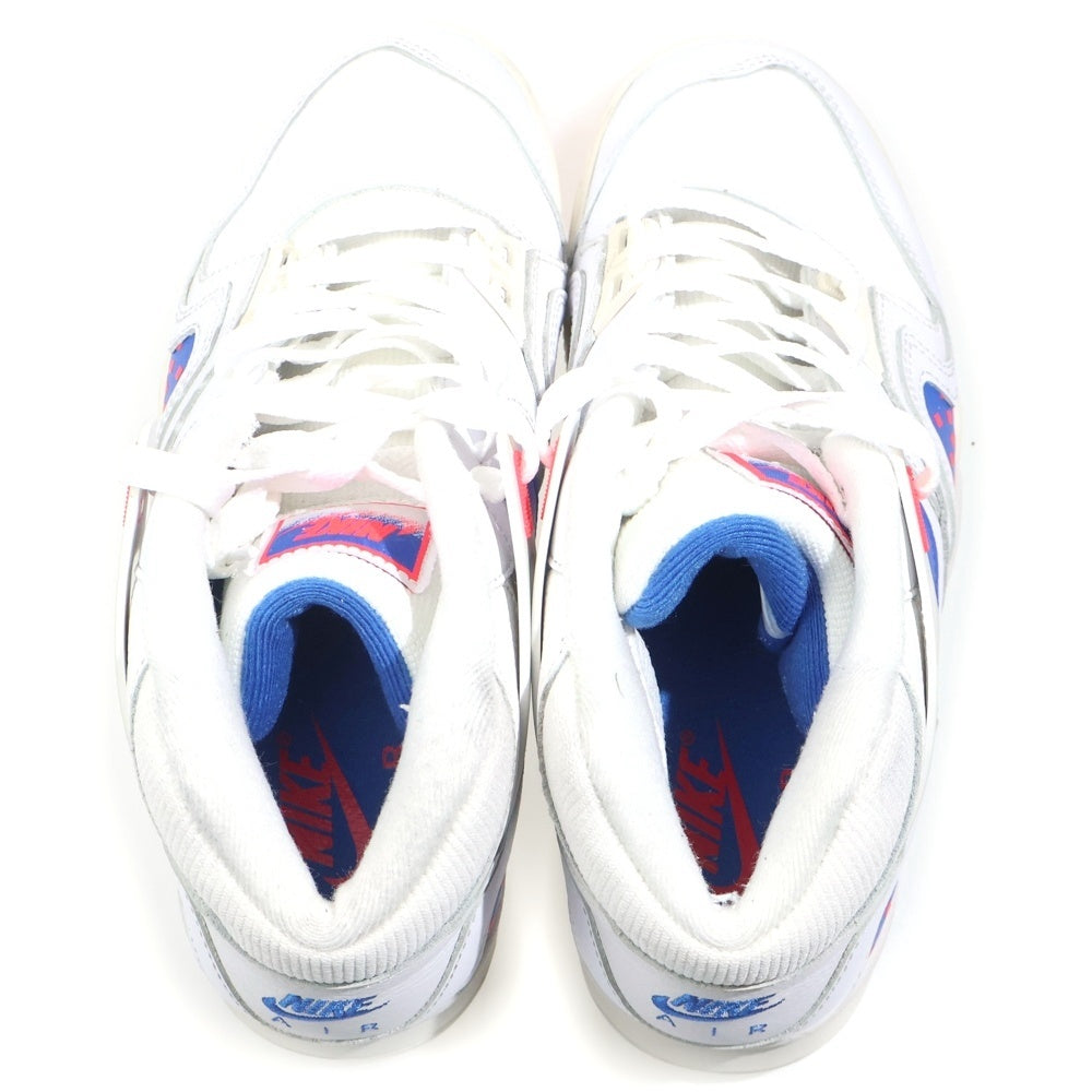 NIKE(ナイキ) Air Tech Challenge Qs エアテックチャレンジ レースアップハイカットスニーカー US8/26cm FZ9033-102 ホワイト/ブルー