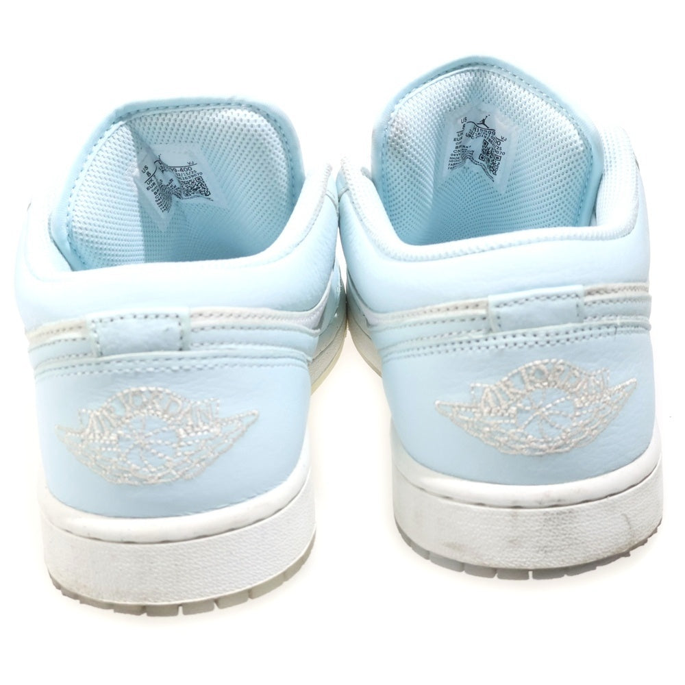 NIKE(ナイキ) Air Jordan 1 Low SE Glacier Blue エアジョーダン1ロー グレイシャーブルー レースアップローカットスニーカー US8/26cm HJ5999-400 ライトブルー