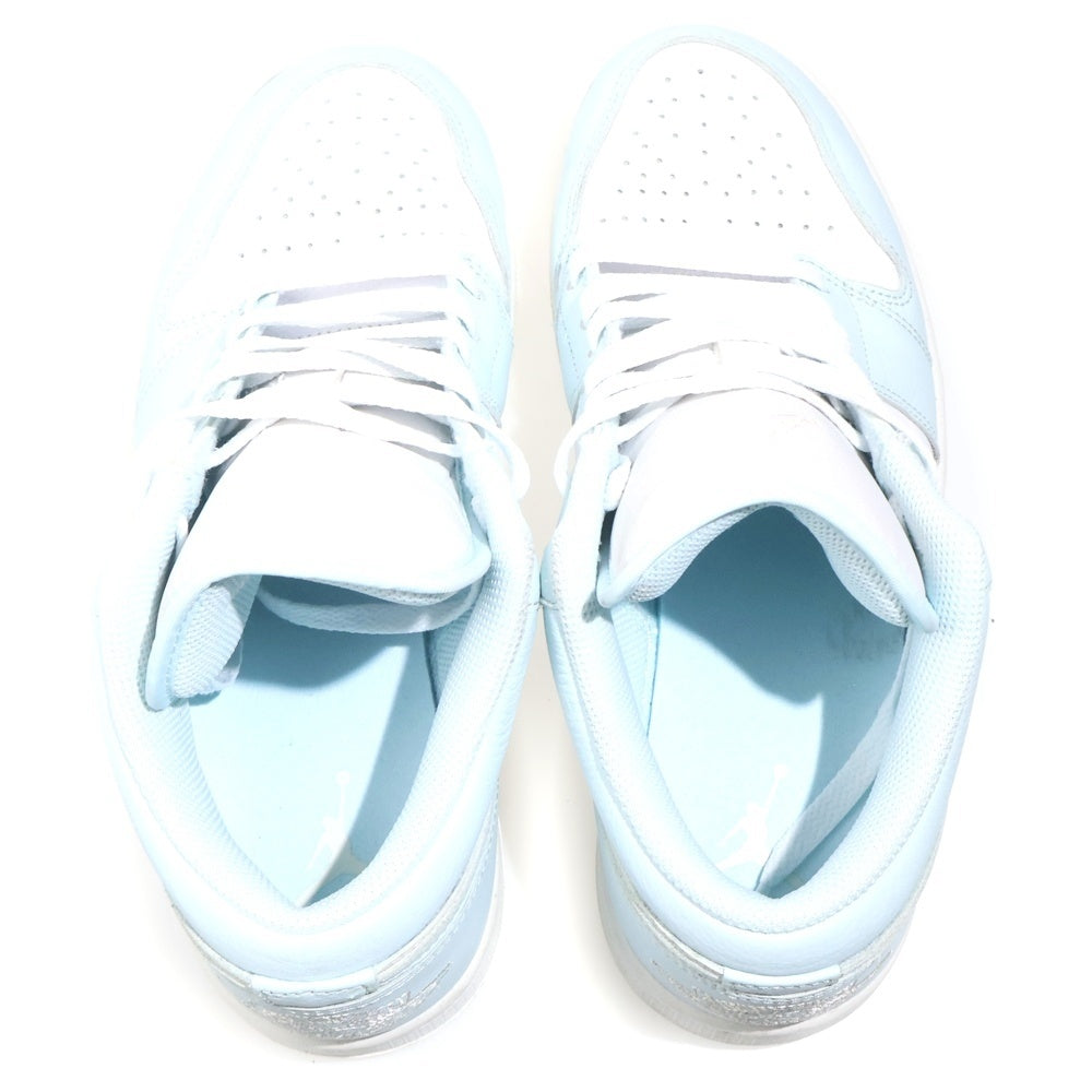 NIKE(ナイキ) Air Jordan 1 Low SE Glacier Blue エアジョーダン1ロー グレイシャーブルー レースアップローカットスニーカー US8/26cm HJ5999-400 ライトブルー