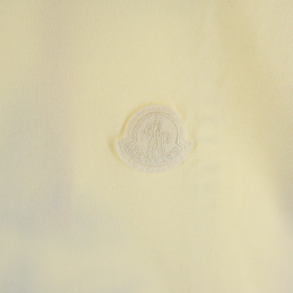 MONCLER GENIUS(モンクレール ジーニアス) 21SS ロゴパッチ付き フロントプリント 半袖Tシャツ アイボリー G10928C73410