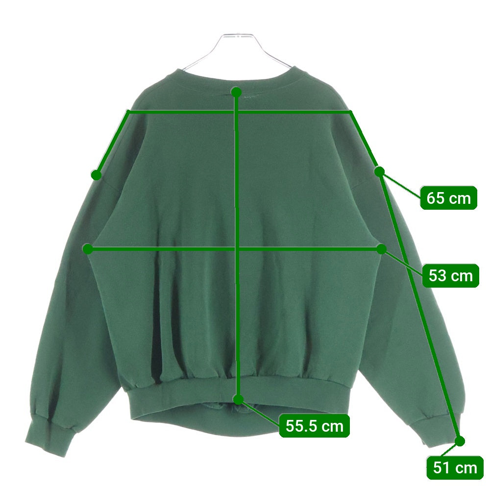 HARLEY DAVIDSON(ハーレーダビッドソン) 90S USA製 フロント グラフィックプリント スウェット トレーナー グリーン