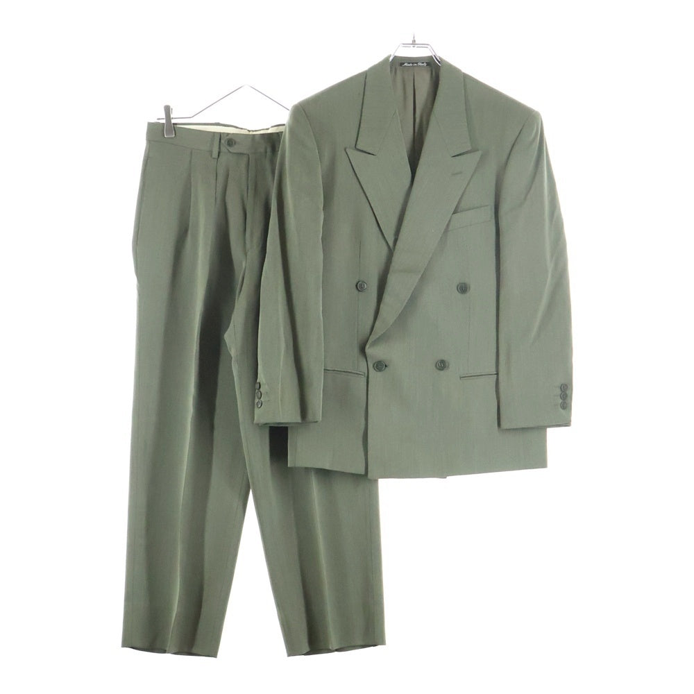 GIORGIO ARMANI(ジョルジオアルマーニ) 4B Double Breasted Suits Setup ダブルブレストスーツセットアップ カーキ