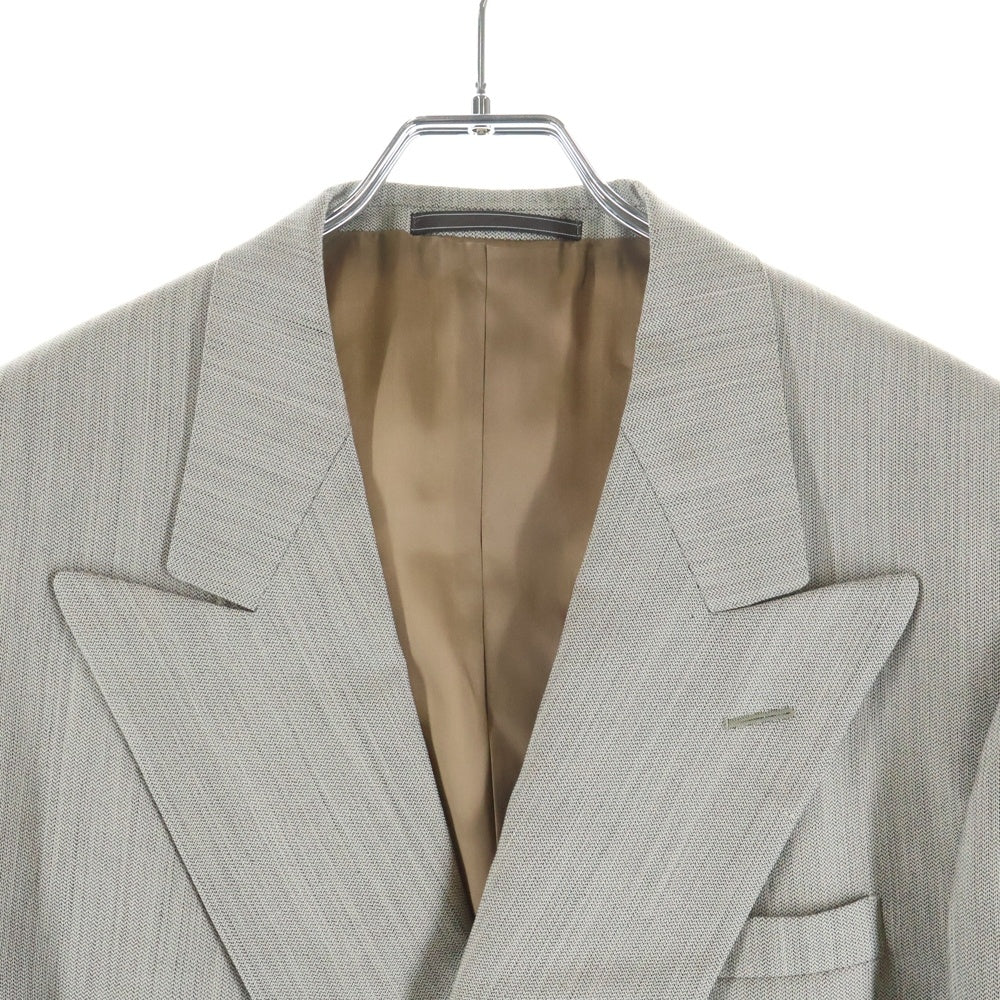 NO BRAND(ノーブランド) VERSACE CLASSIC ヴェルサーチクラシックブイツー 6B Double Breasted Suits Setup ダブルブレストスーツセットアップ グレー