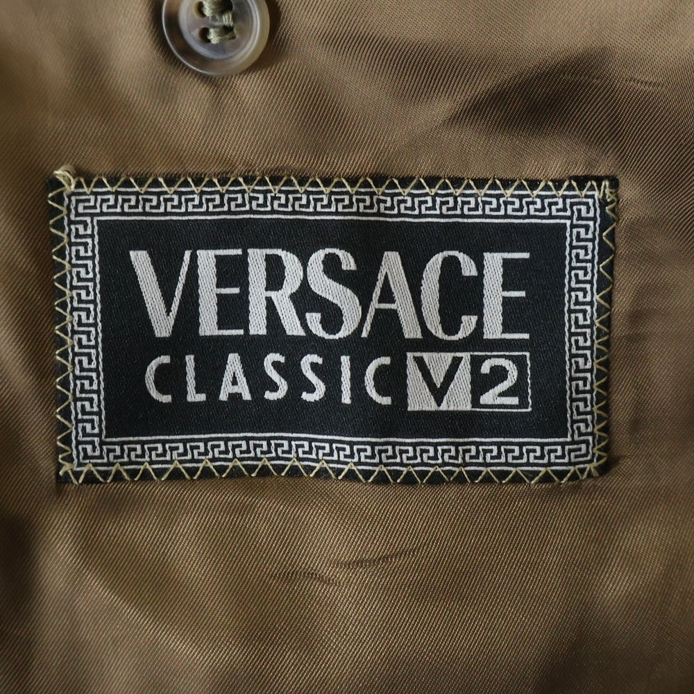 NO BRAND(ノーブランド) VERSACE CLASSIC ヴェルサーチクラシックブイツー 6B Double Breasted Suits Setup ダブルブレストスーツセットアップ グレー