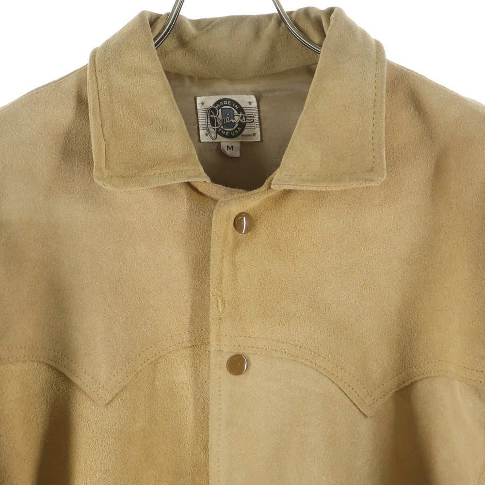 VINTAGE(ヴィンテージ) 70s BRENTS Snap Button Suede Jacket ブレンツ スナップボタンスウェードジャケット SCOVIL製ボタンレザージャケット キャメル