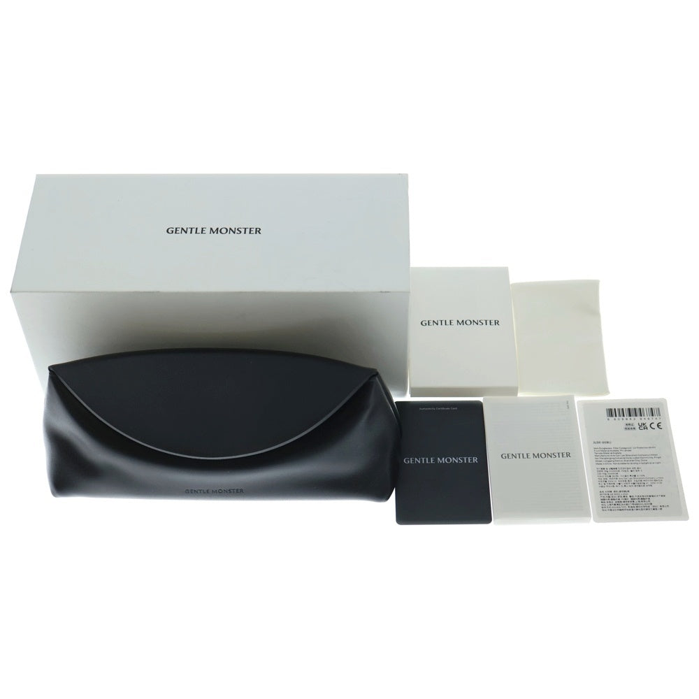 GENTLE MONSTER(ジェントルモンスター) 2025 Collection JUDE 01 Soft Lound Sunglasses アセテートフレームソフトラウンドサングラス アイウェア 眼鏡 ブラック/ブルー レディース