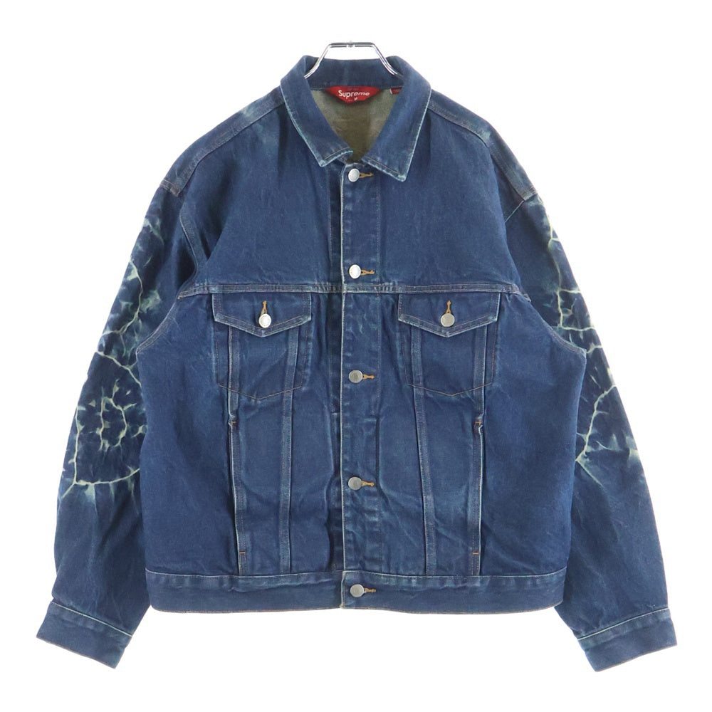 SUPREME(シュプリーム) 23SS Shibori Denim Trucker Jacket シボリ デニムトラッカージャケット インディゴ