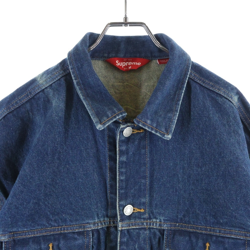 SUPREME(シュプリーム) 23SS Shibori Denim Trucker Jacket シボリ デニムトラッカージャケット インディゴ