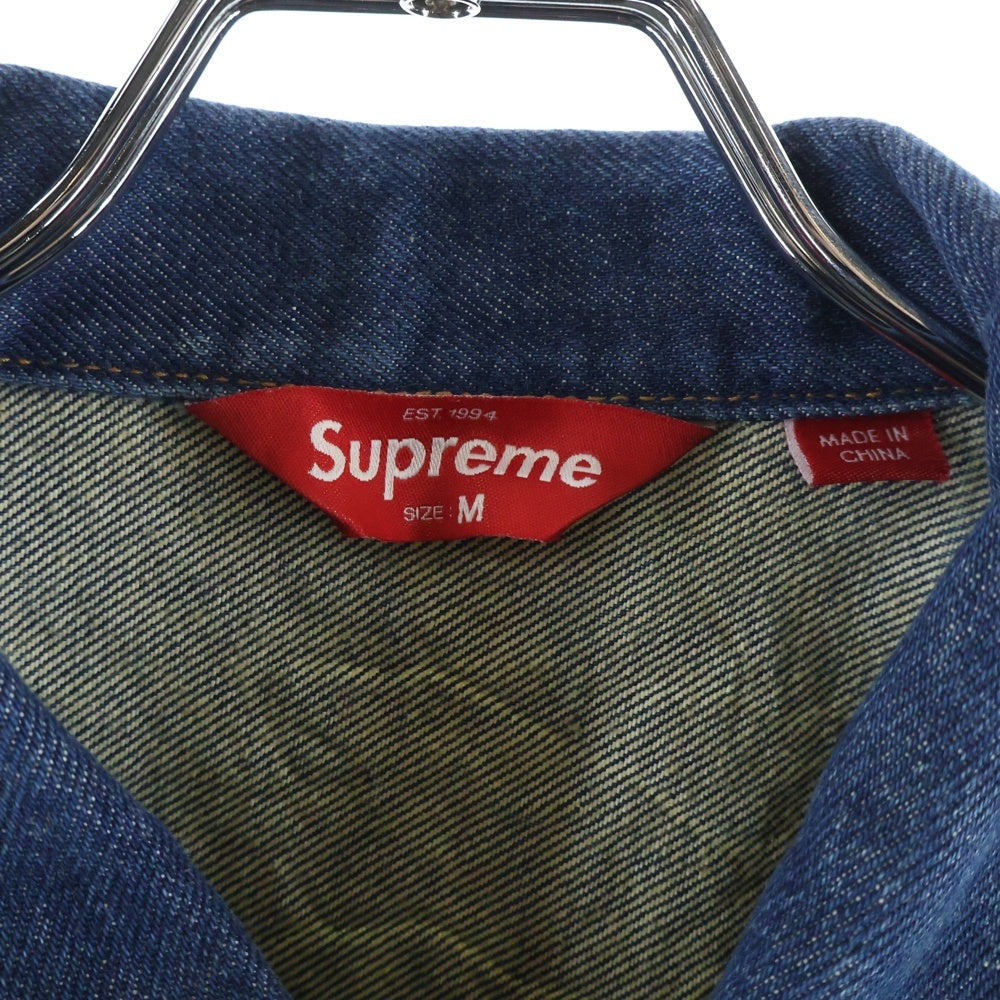 SUPREME(シュプリーム) 23SS Shibori Denim Trucker Jacket シボリ デニムトラッカージャケット インディゴ