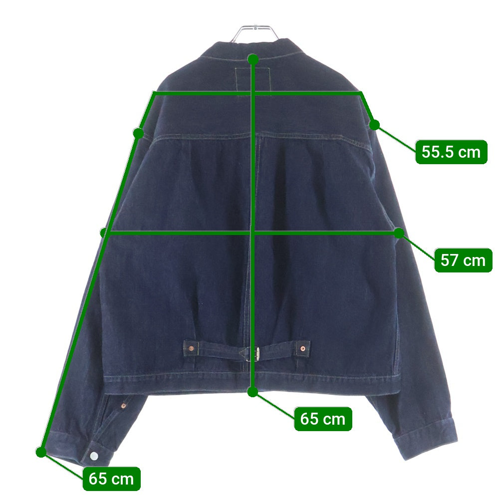 JELADO(ジェラード) LASTRESORT Longing Black Tag 407EXX Denim JKT 黒タグ 1st Tバック ビッグサイズ デニムジャケット インディゴ