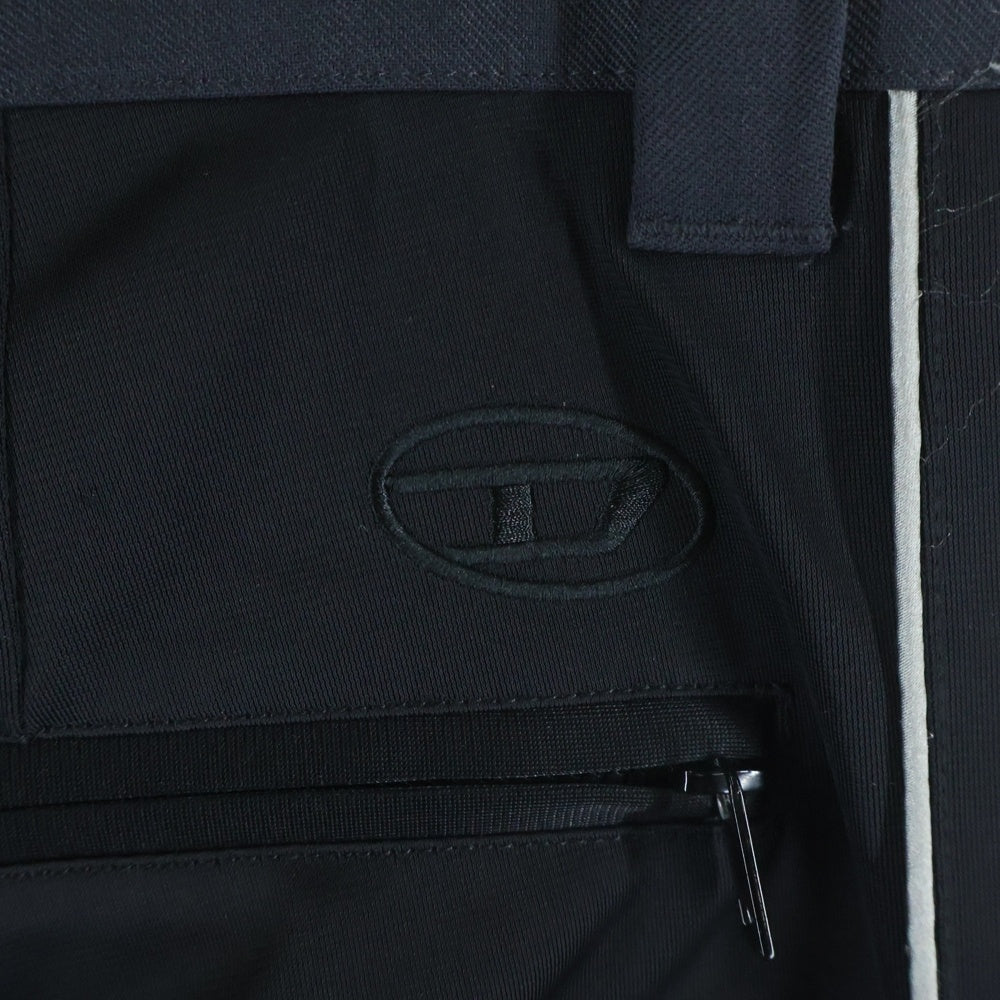 DIESEL(ディーゼル) P-DEVLIN サイドライントラックパンツ ブラック A12095