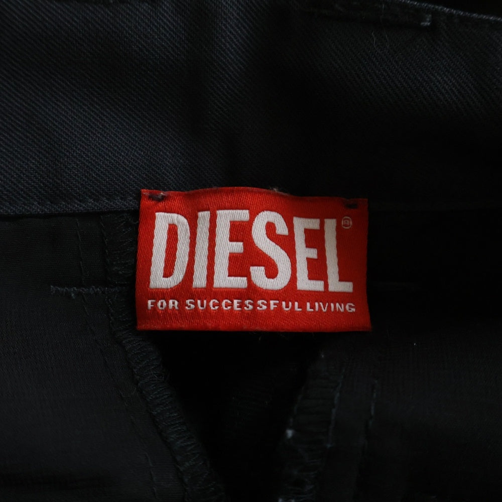 DIESEL(ディーゼル) P-DEVLIN サイドライントラックパンツ ブラック A12095