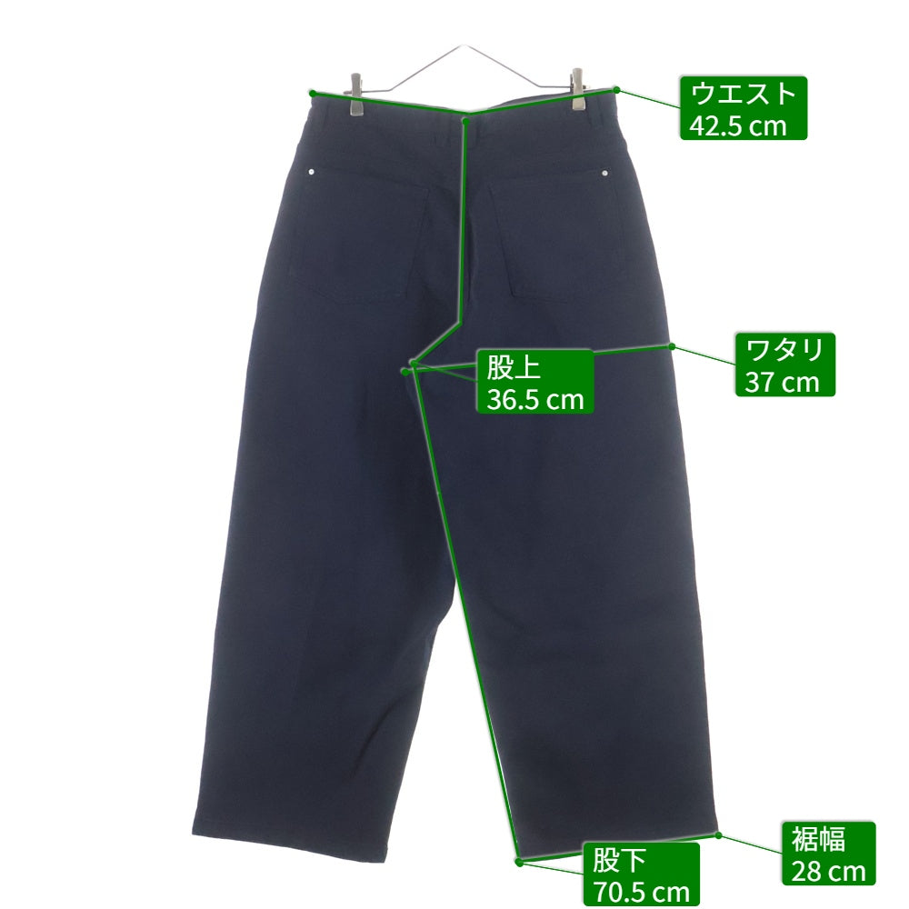 ZARA(ザラ) バギーダブルニー カーペンターデニムパンツ ジーンズ ダークネイビー