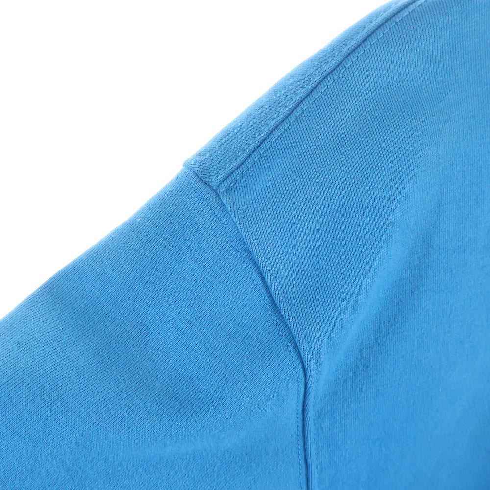 ADER ERROR(アーダーエラー) 22SS TWIN HEART HOODIE フロント ハートロゴ プルオーバースウェット ブルー BLASSHD03BL1