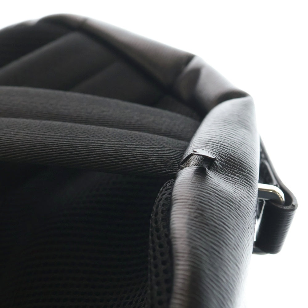 Calvin Klein(カルバンクライン) Minimalism Round Bag Pack ミニマリズムラウンドバッグパック ロゴ総柄リュックサック ブラック