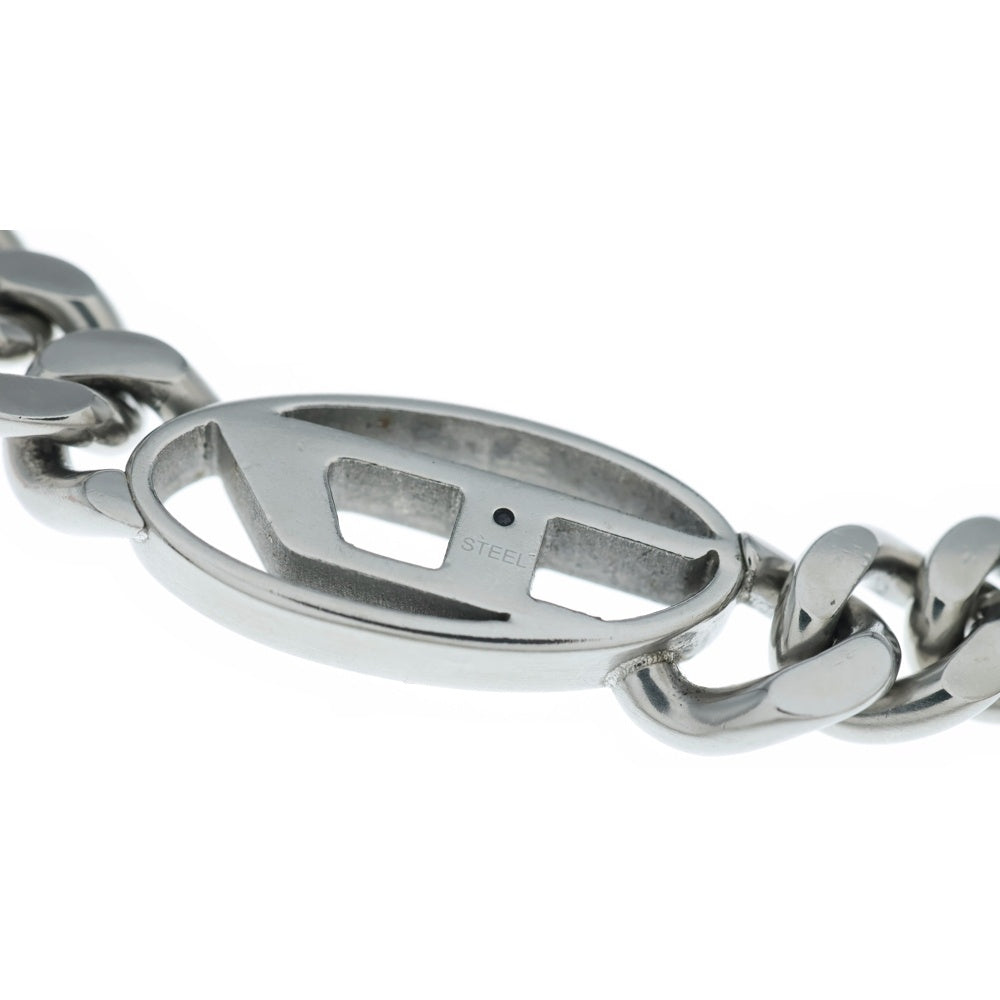 DIESEL(ディーゼル) Dロゴデザイン チェーン ネックレス DX1433040 シルバー