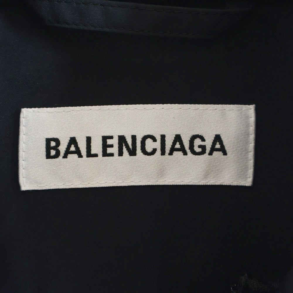 BALENCIAGA(バレンシアガ) Logo Nylon Jacket ックロゴ刺繍 ナイロン ジャケット ブラック 642282 TJ005