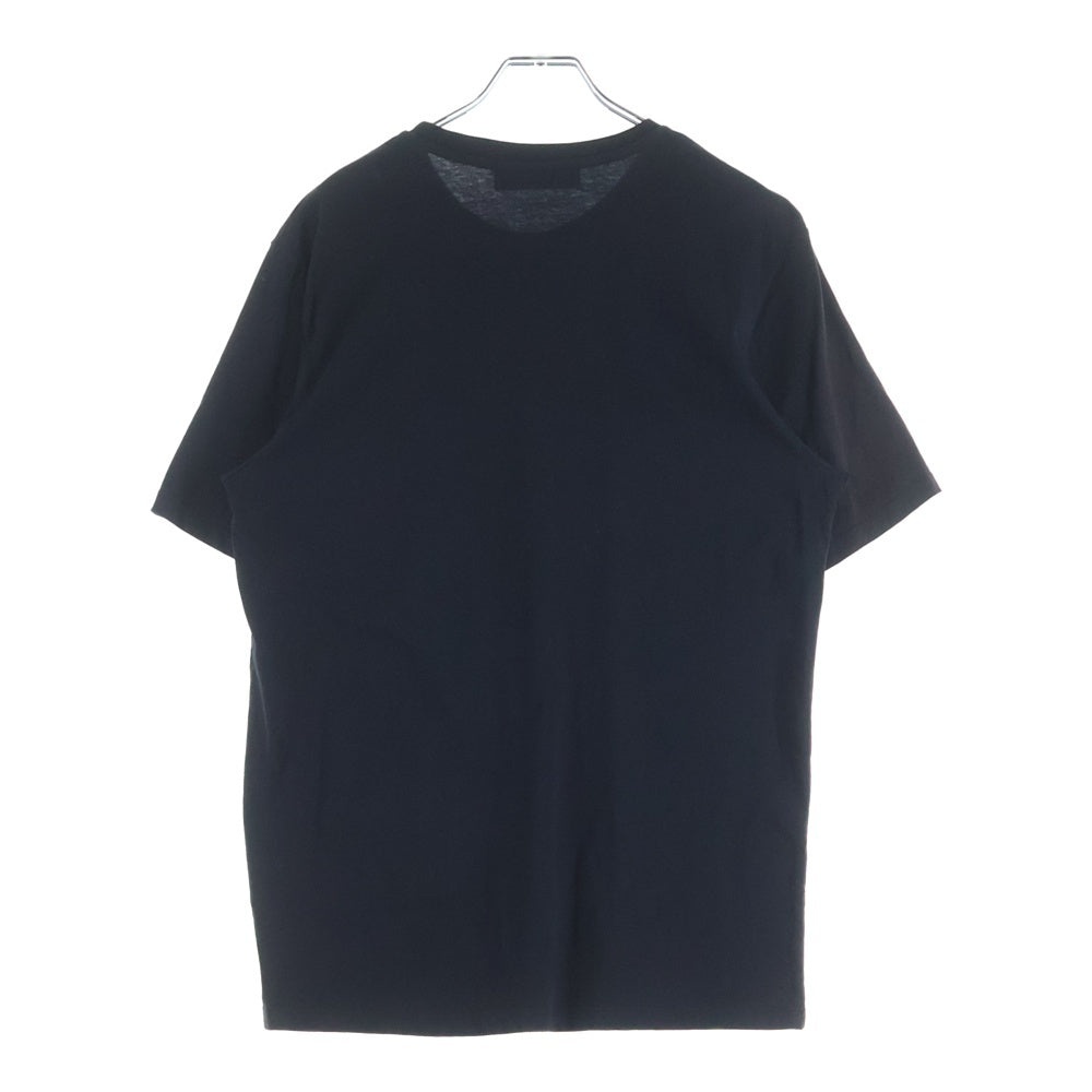 MSGM(エムエスジーエム) フロント ロゴプリント 半袖Tシャツ カットソー ブラック 2440MM67