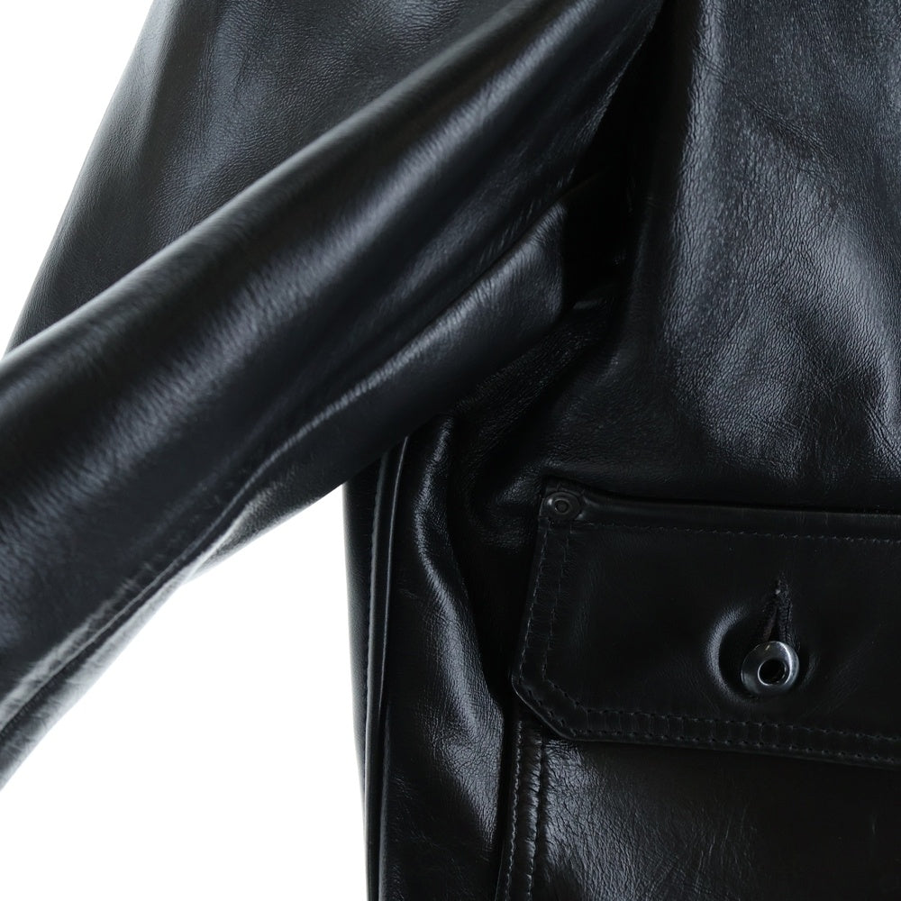 SCHOTT(ショット) P620H HORSEHIDE MECHANICS JKT ホースハイドレザー メカニックジャケット ブラック