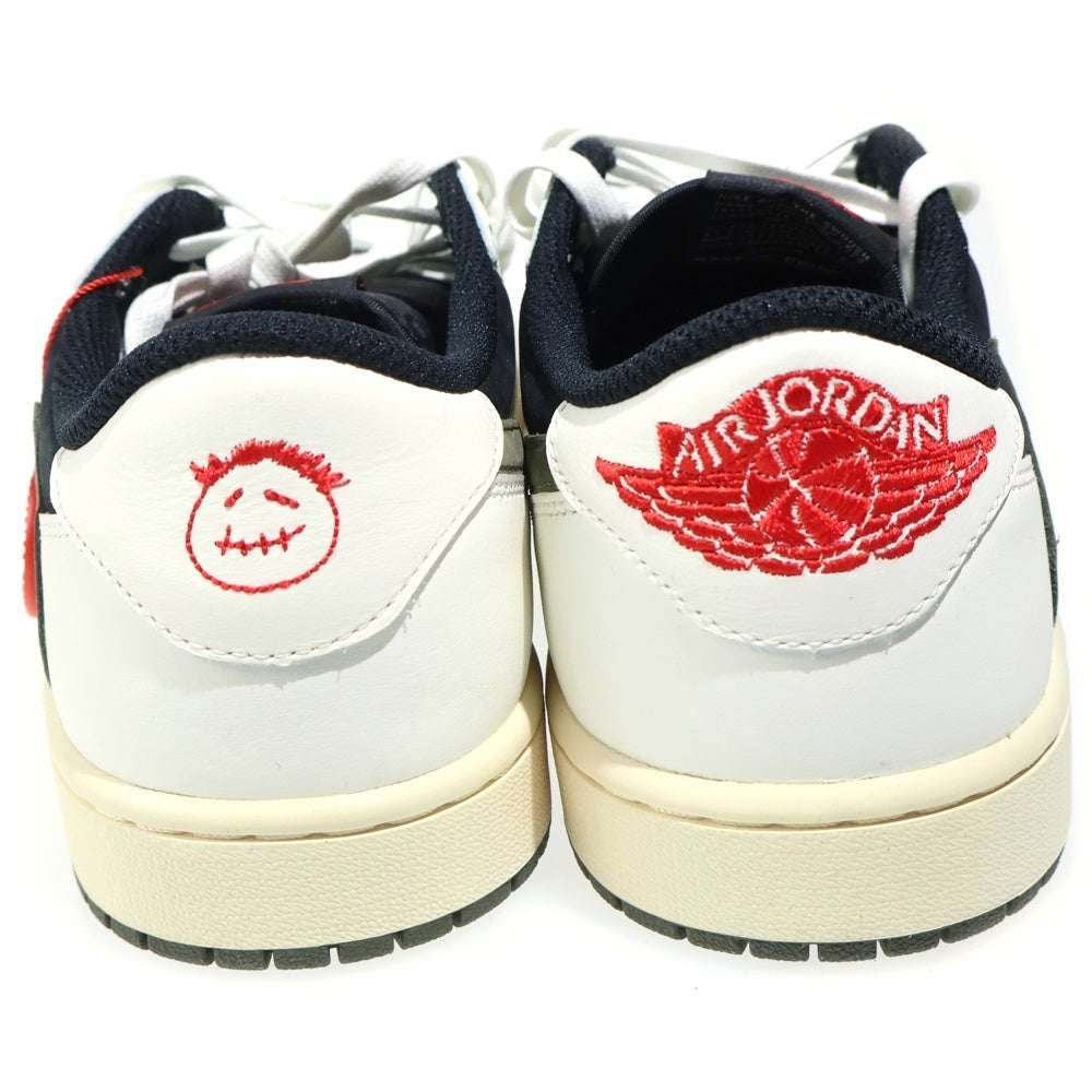 NIKE(ナイキ) ×TRAVIS SCOTT WMNS AIR JORDAN 1 LOW OG Medium Olive DZ4137-106 ×トラヴィススコット ウィメンズ エアジョーダン1 ローカットスニーカー US11.5/28.5cm レディース