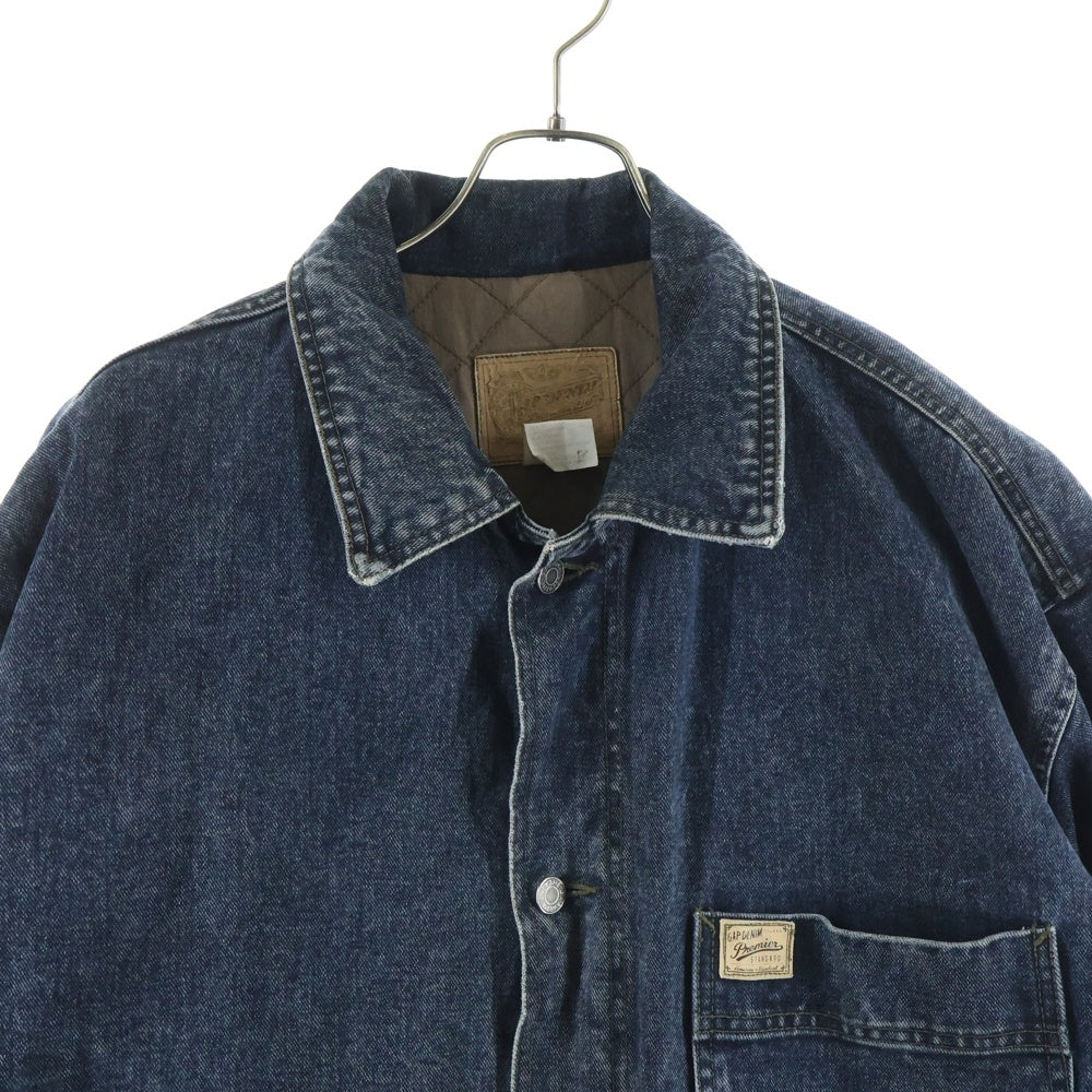 VINTAGE(ヴィンテージ) 90S OLD GAP DENIM オールド ギャップデニム フロントマルチポケット ブランケット ライナー デニム ジャケット インディゴ