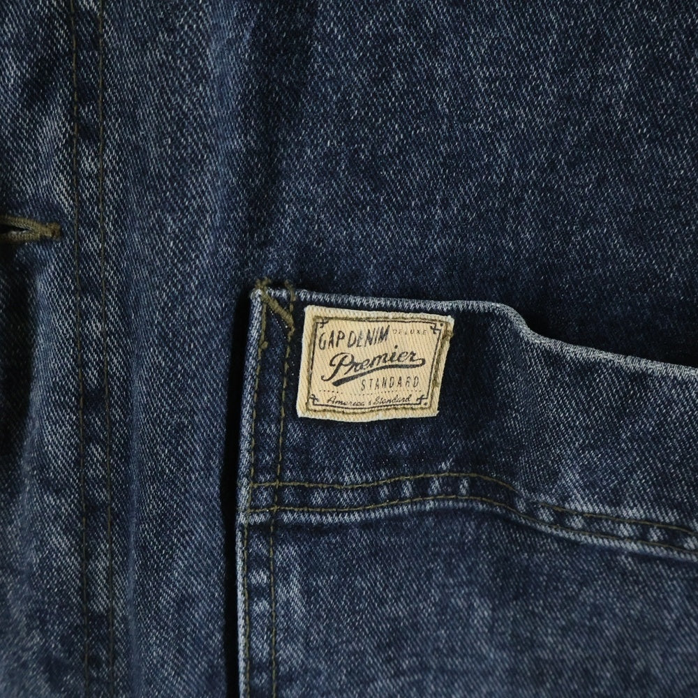 VINTAGE(ヴィンテージ) 90S OLD GAP DENIM オールド ギャップデニム フロントマルチポケット ブランケット ライナー デニム ジャケット インディゴ
