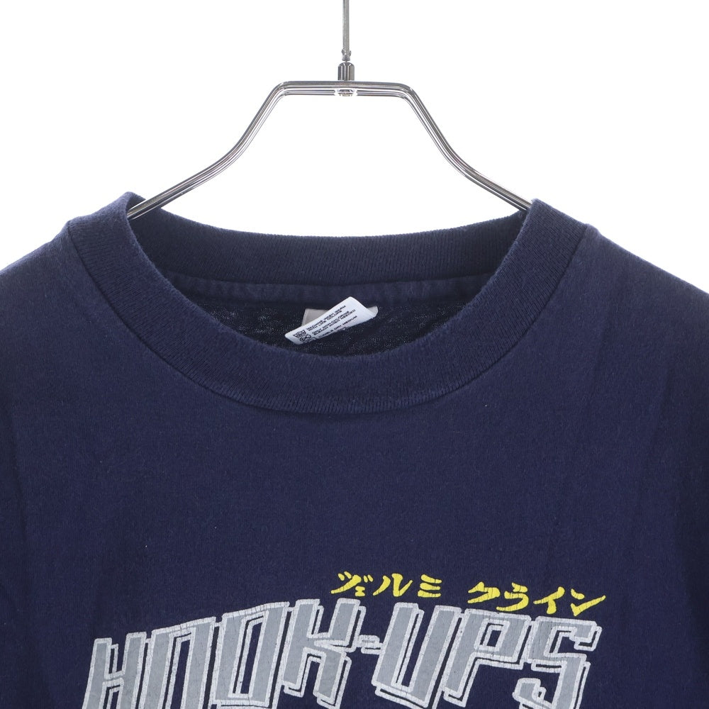 VINTAGE(ヴィンテージ) 90S VINTAGE JEREMY KLEIN HOOK-UPS JAPANESE LOGO TSHIRT ヴィンテージ ジェルミクライン プリント 半袖Tシャツ カットソー ネイビー