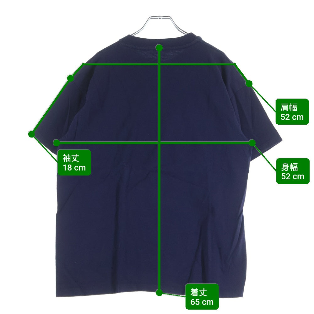 VINTAGE(ヴィンテージ) 90S VINTAGE JEREMY KLEIN HOOK-UPS JAPANESE LOGO TSHIRT ヴィンテージ ジェルミクライン プリント 半袖Tシャツ カットソー ネイビー