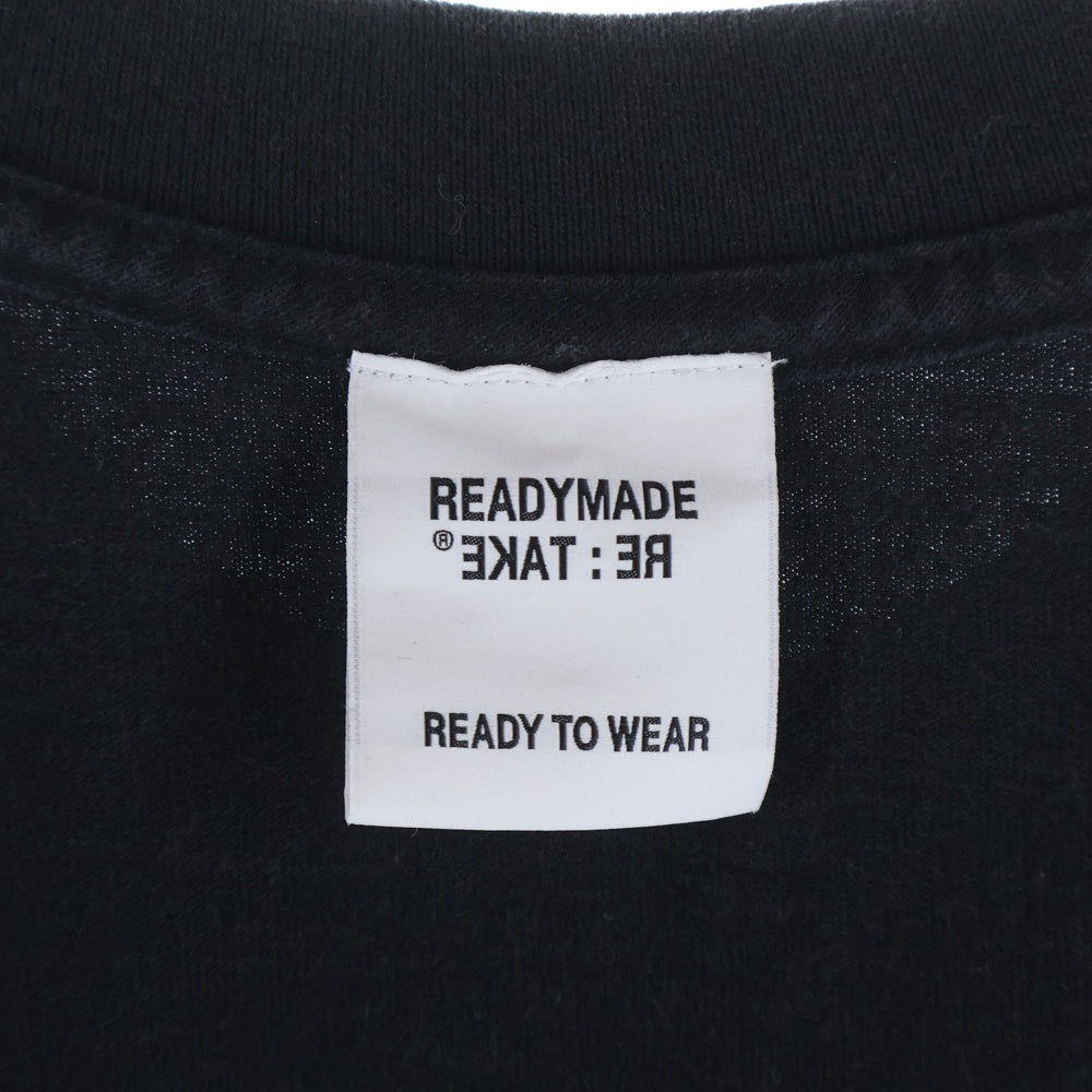 READY MADE(レディメイド) MAXFIELD L/S T-SHIRT マックスフィールド限定 リバーシブル長袖Tシャツ ロンT ブラック