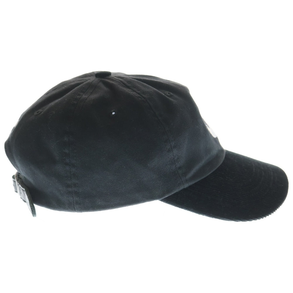 SUPREME(シュプリーム) 24SS 2-Tone S Logo 6-Panel 2トーン Sロゴ6パネル ロゴ刺繍キャップ 帽子 ブラック