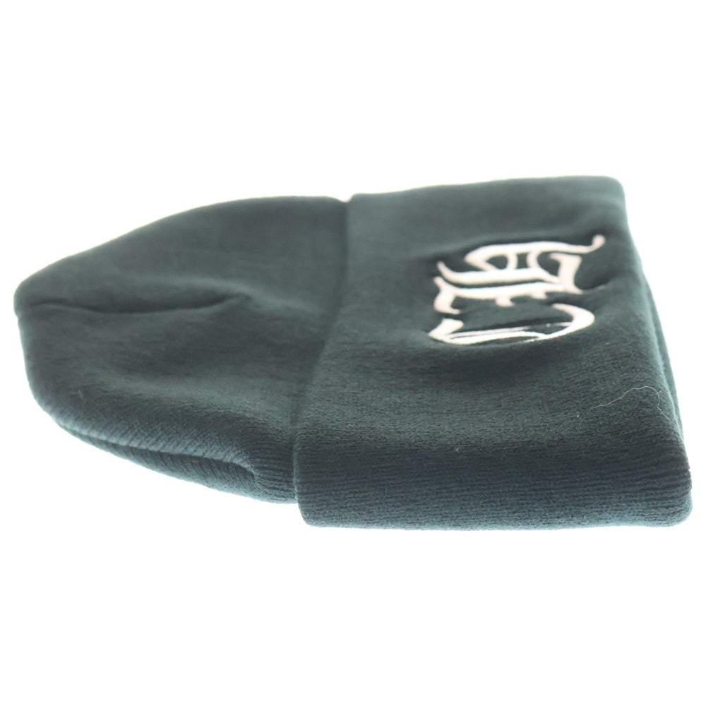 CHROME HEARTS(クロムハーツ) WOOL WATCH CAP ウールワッチキャップ CH刺繍 ビーニー ニットキャップ ブラック