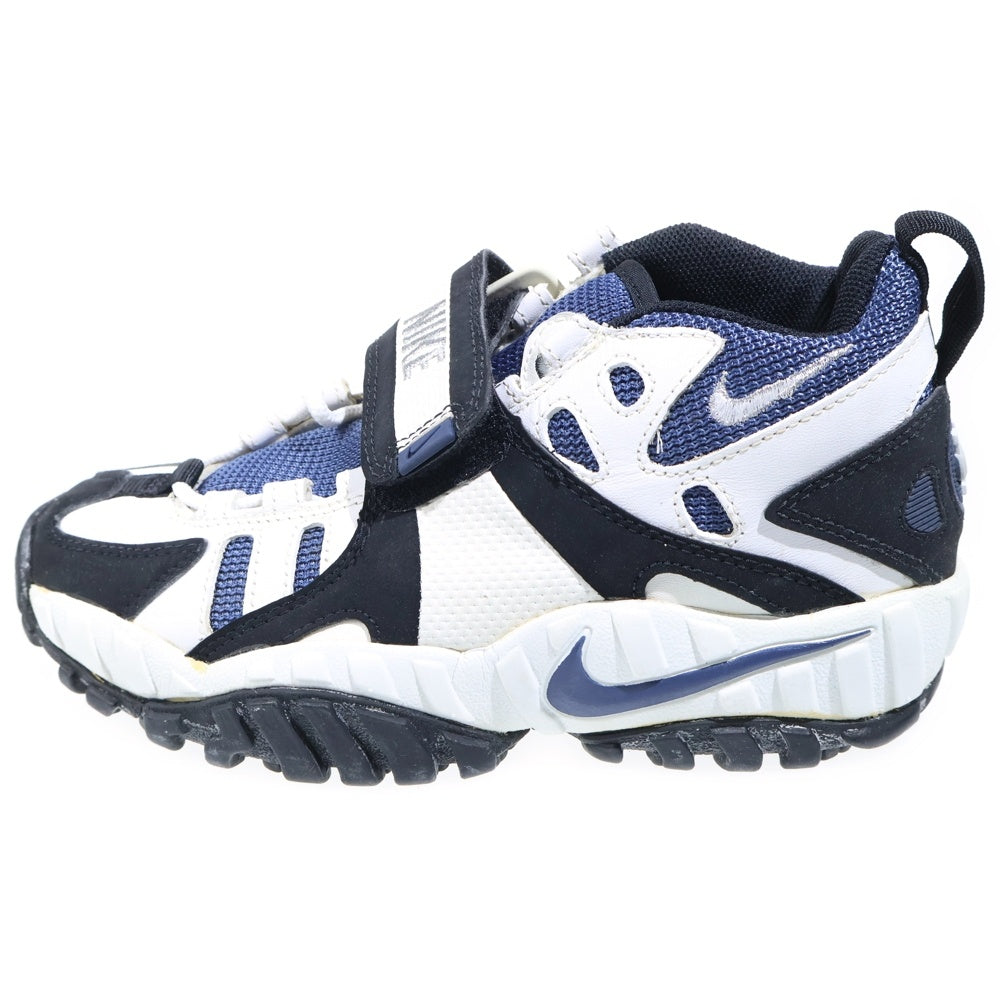 NIKE(ナイキ) 【観賞用】 98年製 Air Gridstar Mid エアグリッドスターミッド レースアップミッドカットスニーカー US7.5/25.5cm 178021-411-00 ホワイト/ネイビー