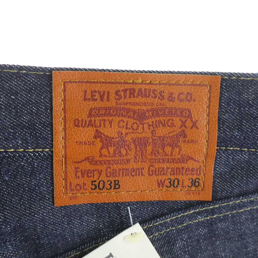 Levi's VINTAGE CLOTHING(リーバイス ビンテージ クロージング) 90s VINTAGE 503BXX 98年製 日本製 ボタン裏J22 BIG E 均等V 両面タブ デッドストック 赤耳 ボタンフライデニムパンツ