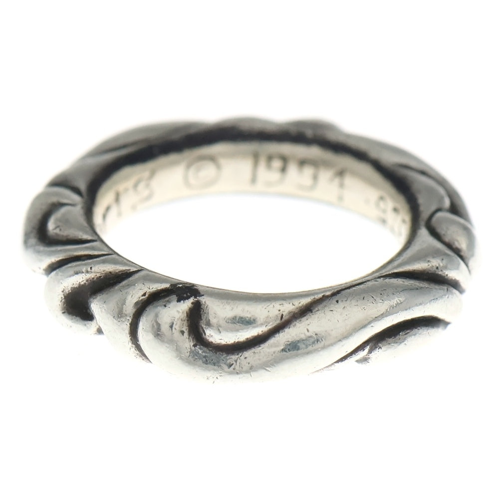 CHROME HEARTS(クロムハーツ) SCRL BAND スクロールバンド リング シルバー BCA351