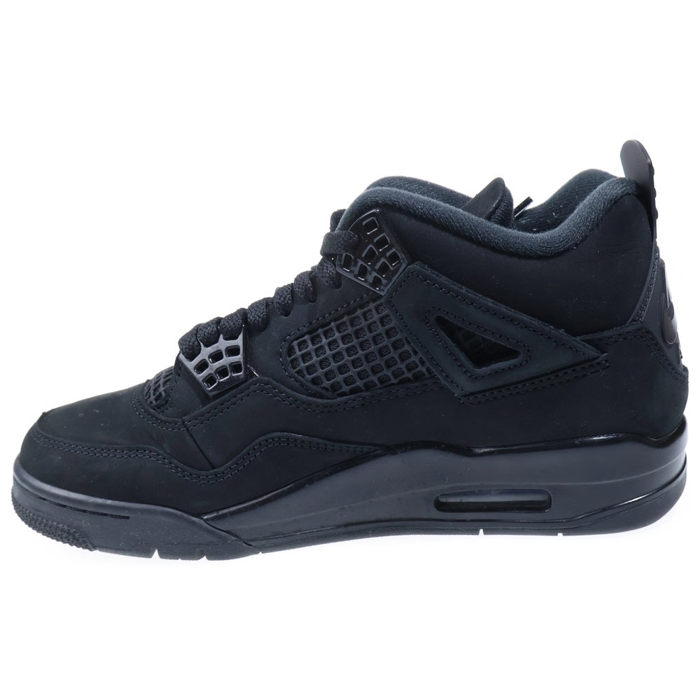 NIKE(ナイキ) Air Jordan 4 Retro OG Black Cat エアジョーダン 4 ブラック キャット ハイカットスニーカー ブラック US7.5/25.5cm FV5029-010