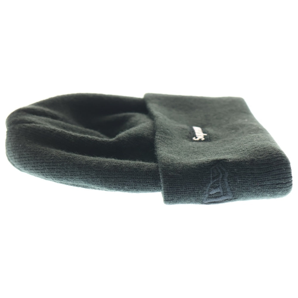 SUPREME(シュプリーム) 20AW×New Era Shop Beanie ニューエラ ショップ ビーニー ニットキャップ 帽子 ブラック