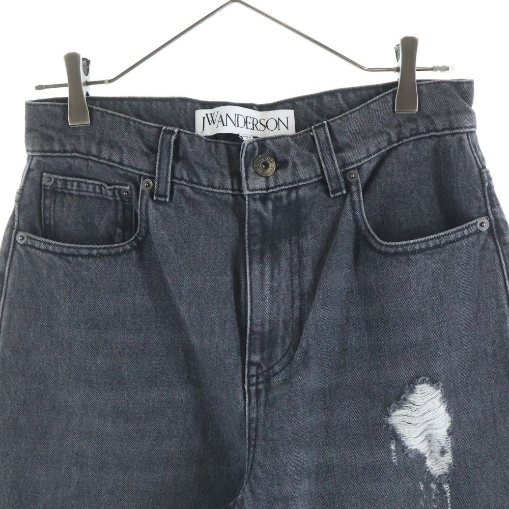 J.W.ANDERSON(ジェー ダブリュー アンダーソン) 23SSバケットデニムパンツ ジーンズ ブラック DT0067PG1195929