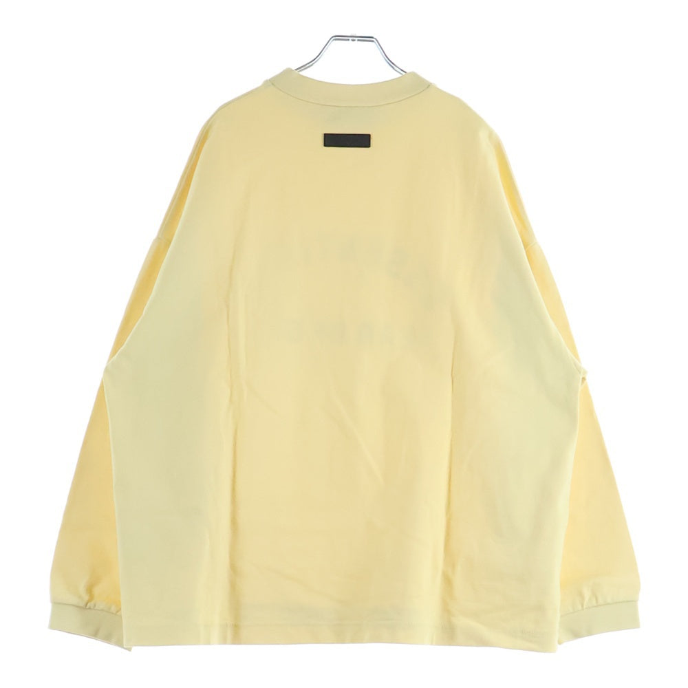 FEAR OF GOD ESSENTIALS(フィアオブゴッド エッセンシャルズ) L/S T-SHIRT フロントロゴ 長袖Tシャツ ロンT クリーム