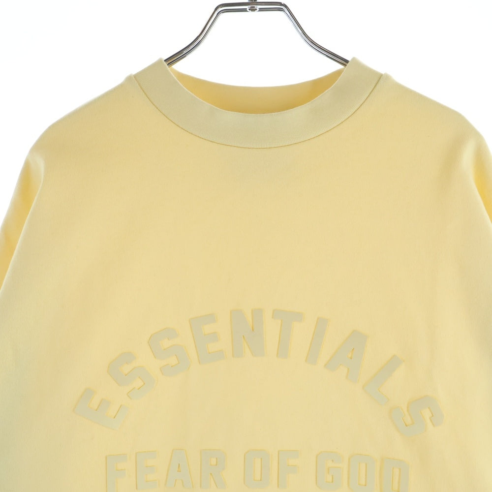 FEAR OF GOD ESSENTIALS(フィアオブゴッド エッセンシャルズ) L/S T-SHIRT フロントロゴ 長袖Tシャツ ロンT クリーム