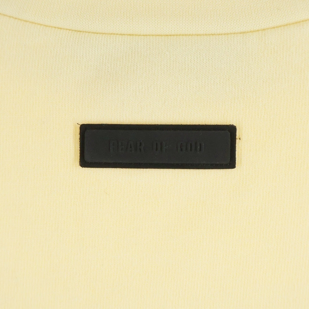 FEAR OF GOD ESSENTIALS(フィアオブゴッド エッセンシャルズ) L/S T-SHIRT フロントロゴ 長袖Tシャツ ロンT クリーム