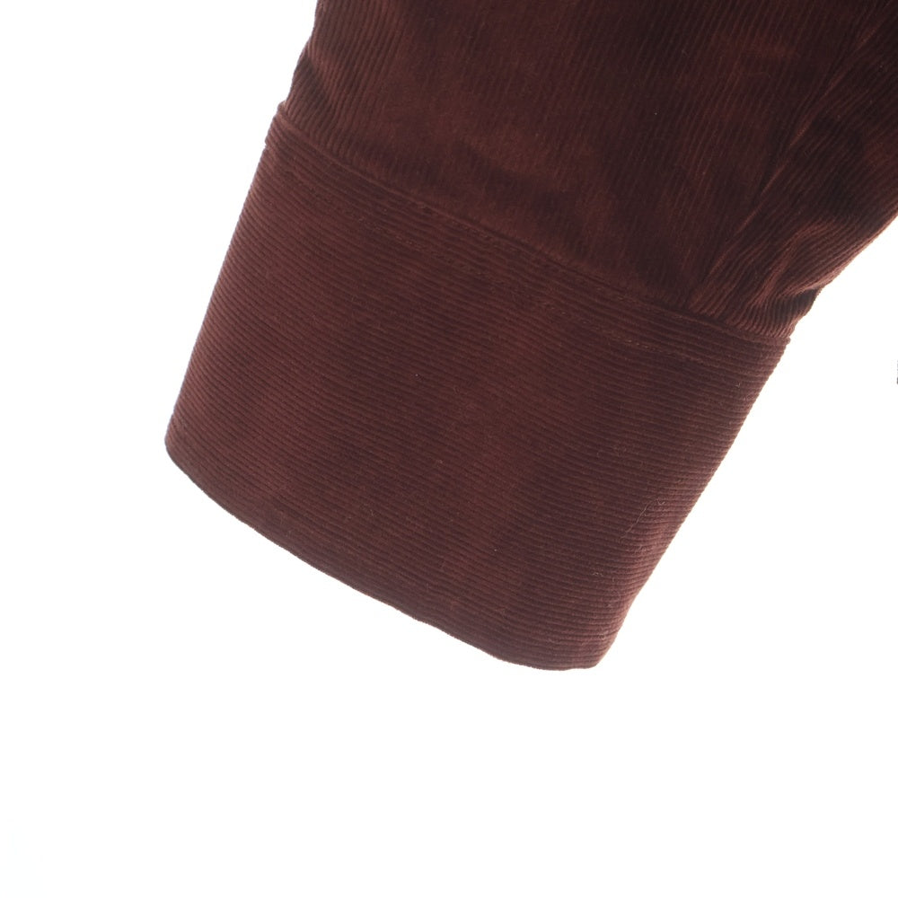 kolor(カラー) 24AW Western Shirt ロゴ刺繍ウエスタンシャツ 24WCM-B03117 ブラウン