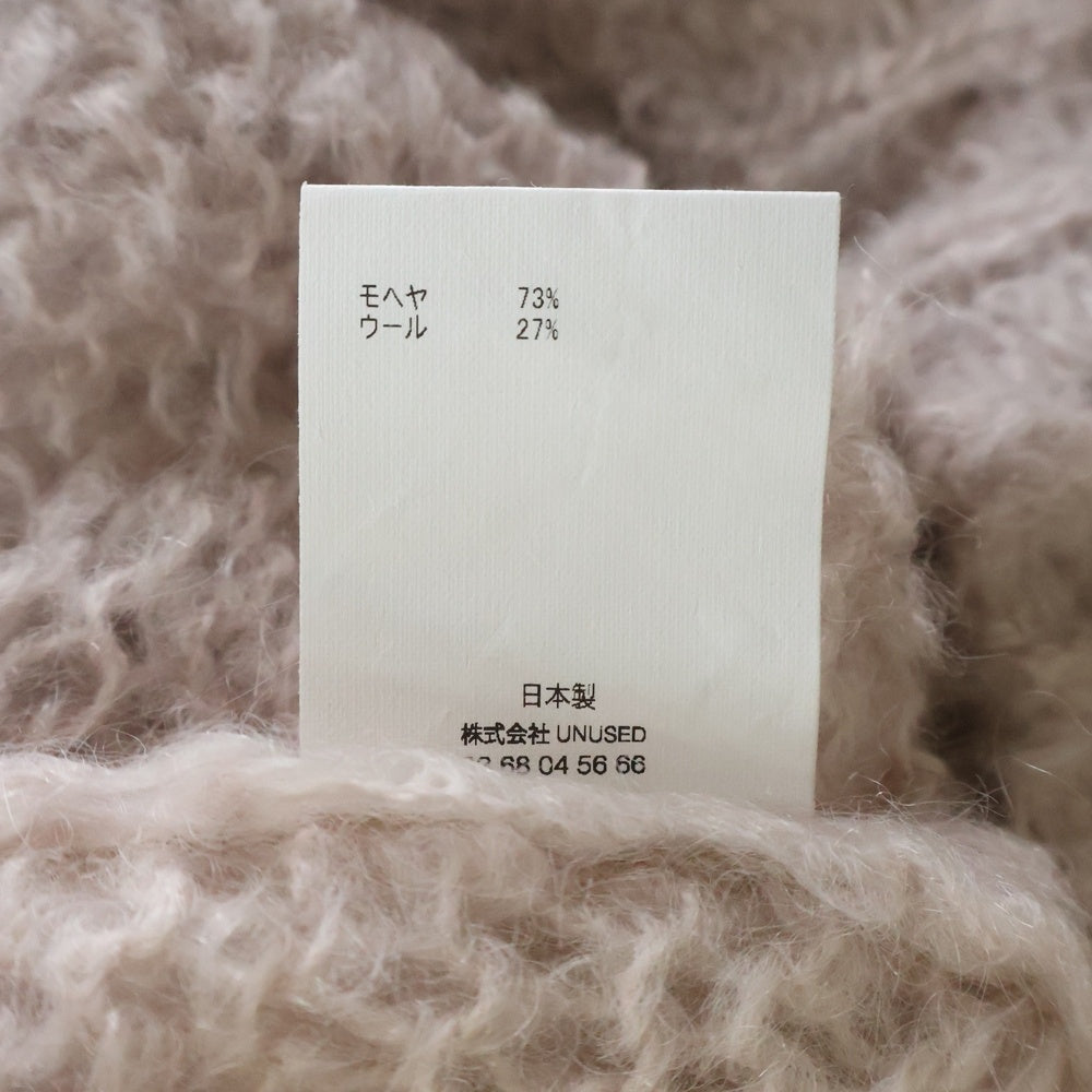 UNUSED(アンユーズド) 25SS MOHAIR KNIT CARDIGAN モヘアニットカーディガン モヘアセーター US2519-C001S2 ピンク