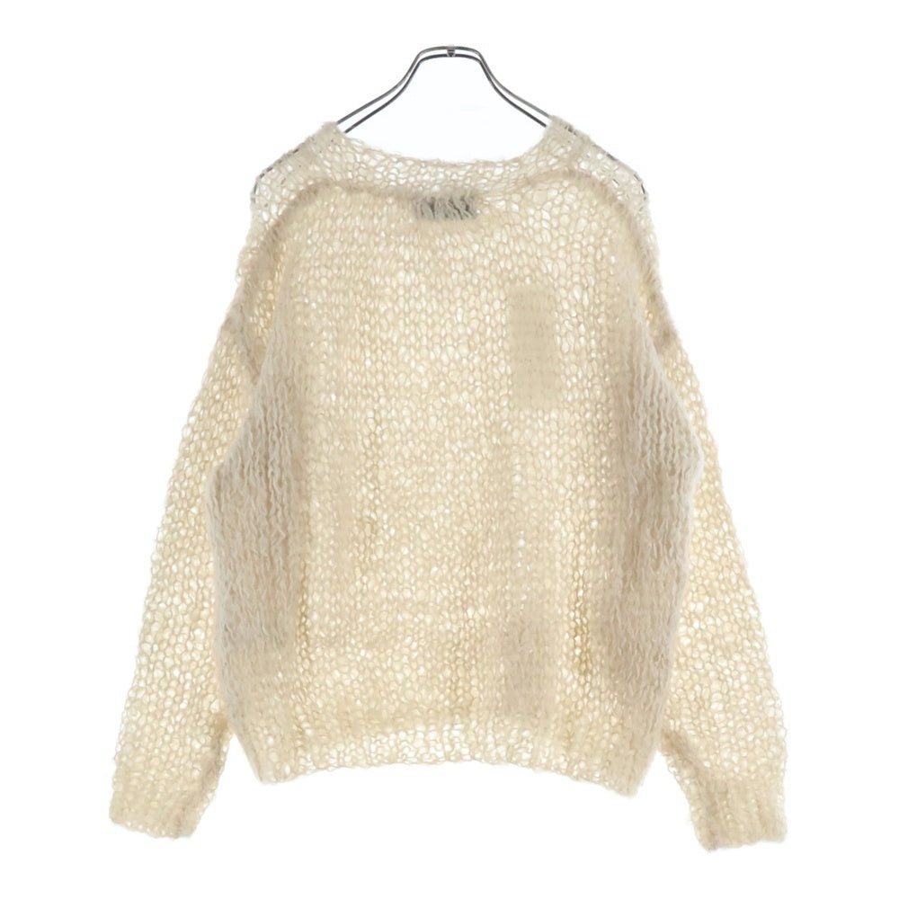 UNUSED(アンユーズド) 24AW MOHAIR PULLOVER KNIT プルオーバーモヘアニット モヘアセーター US2473 アイボリー