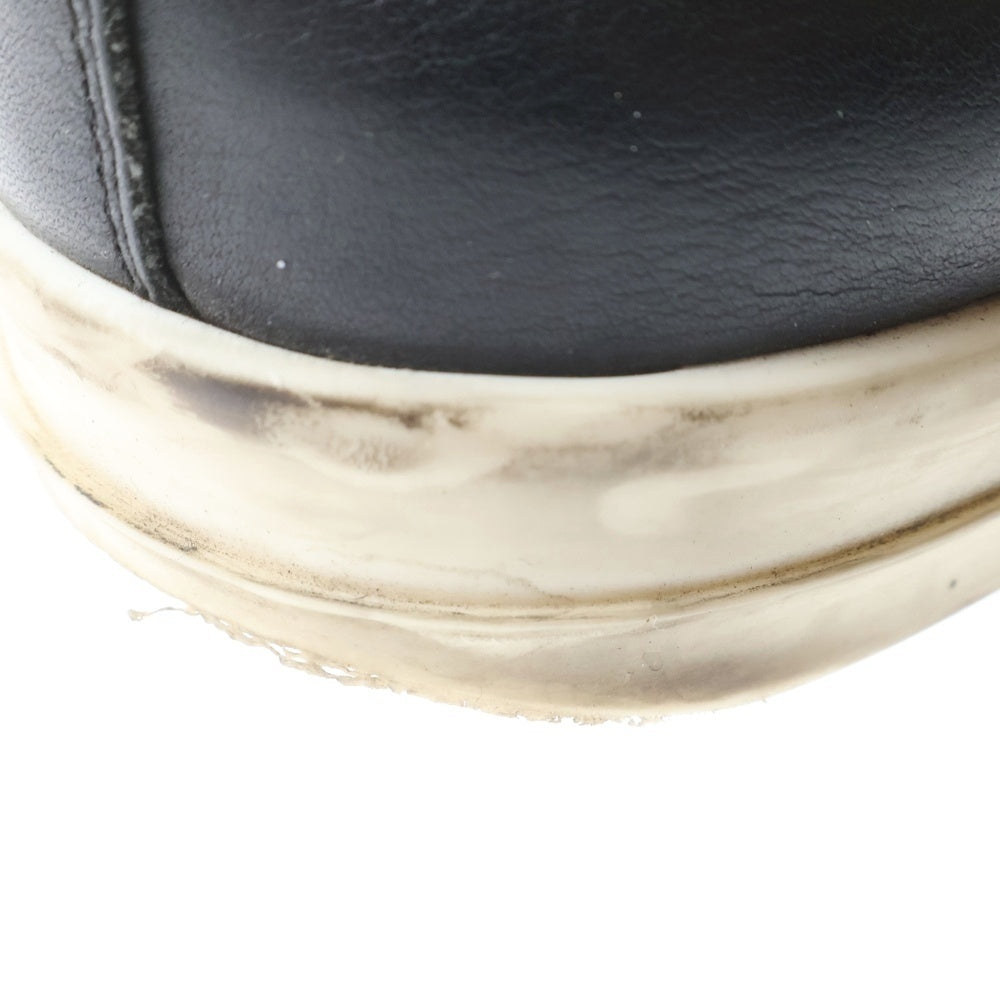 Rick Owens(リックオウエンス) LOW SNEAKS ラモーンズ レザーローカットスニーカー ブラック