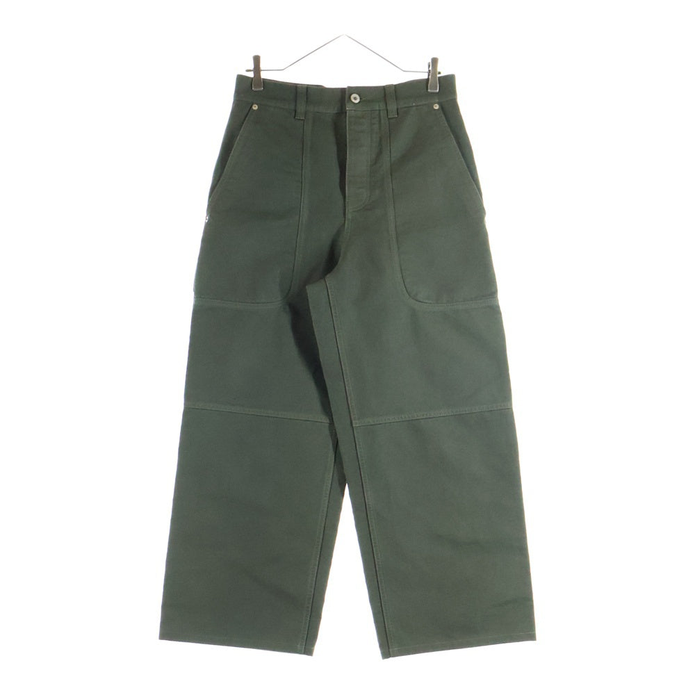 LOEWE(ロエベ) 25AW Cargo Trouser Pants カーゴトラウザーパンツ フラップポケットワイドパンツ H526Y04WG6 カーキ