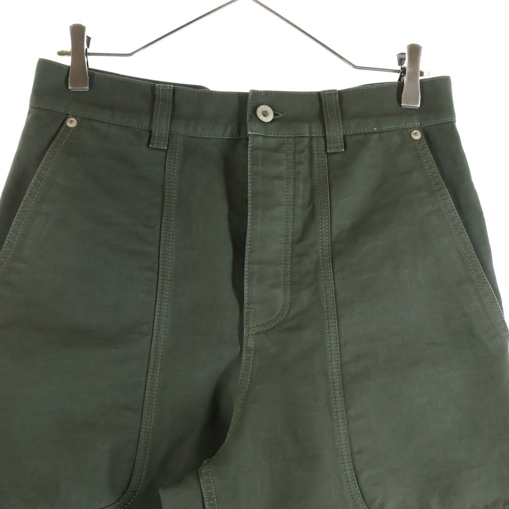 LOEWE(ロエベ) 25AW Cargo Trouser Pants カーゴトラウザーパンツ フラップポケットワイドパンツ H526Y04WG6 カーキ