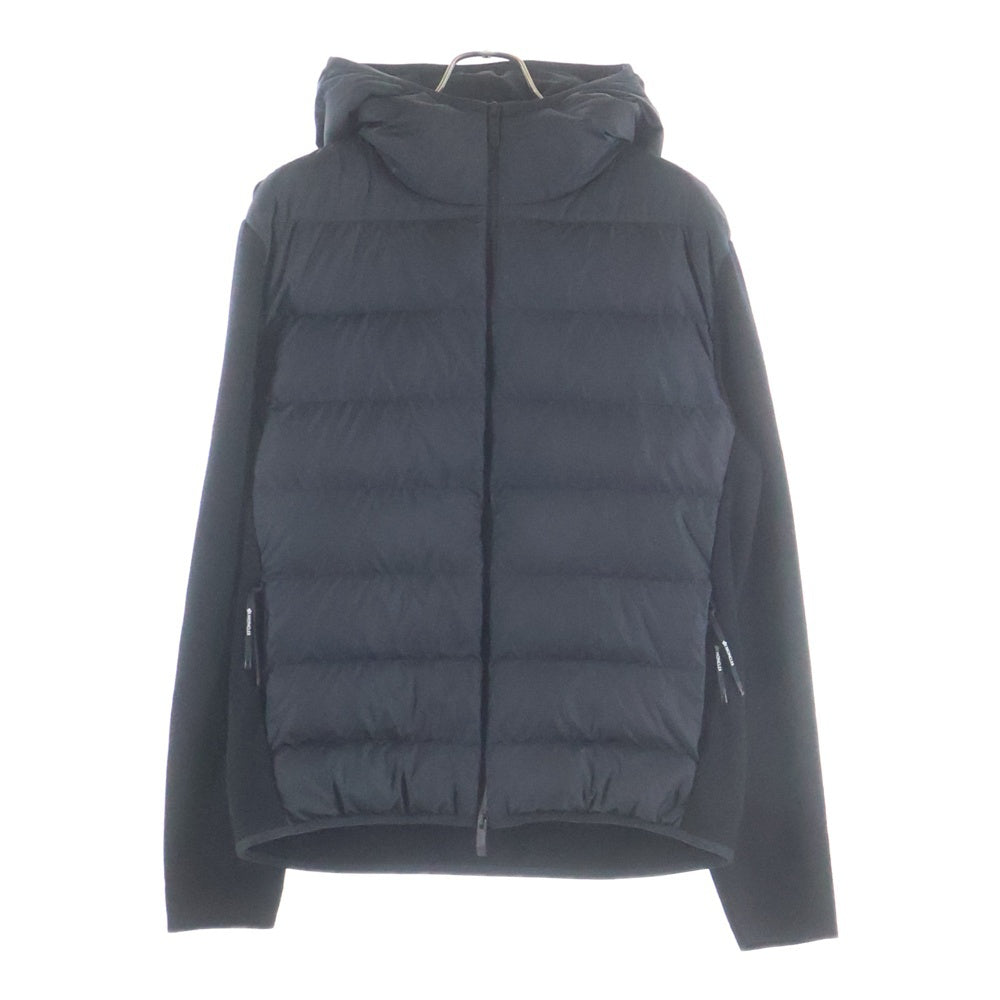 MONCLER(モンクレール) 24AW CARDIGAN TRICOT ジップアップニット切替ダウンジャケット J20919B00010 ブラック