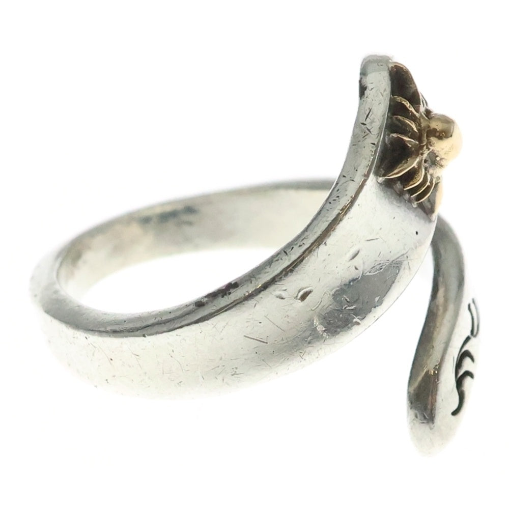 ARIZONA FREEDOM(アリゾナフリーダム) R-4a 太陽神 唐草 18K/SV925 コンビリング 指輪 ゴールド/シルバー