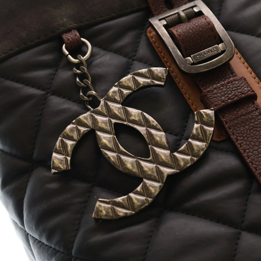 CHANEL(シャネル) マトラッセ キルティング ツイード ココマーク トートバッグ ハンドバッグ カバン マルチ レディース